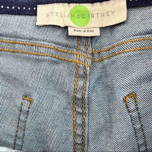 stella mccartney Swallow Embroidered Skinny Jeans Blue - Picture 13 of 15